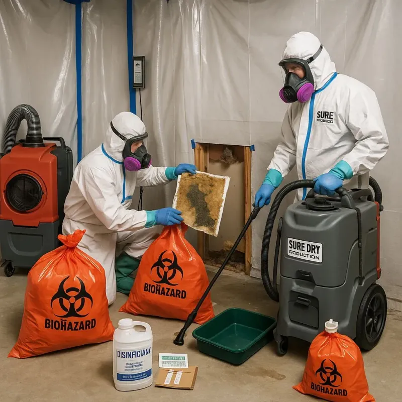 Contaminated Water Handling Protocols process in Hunters Creek Village, TX