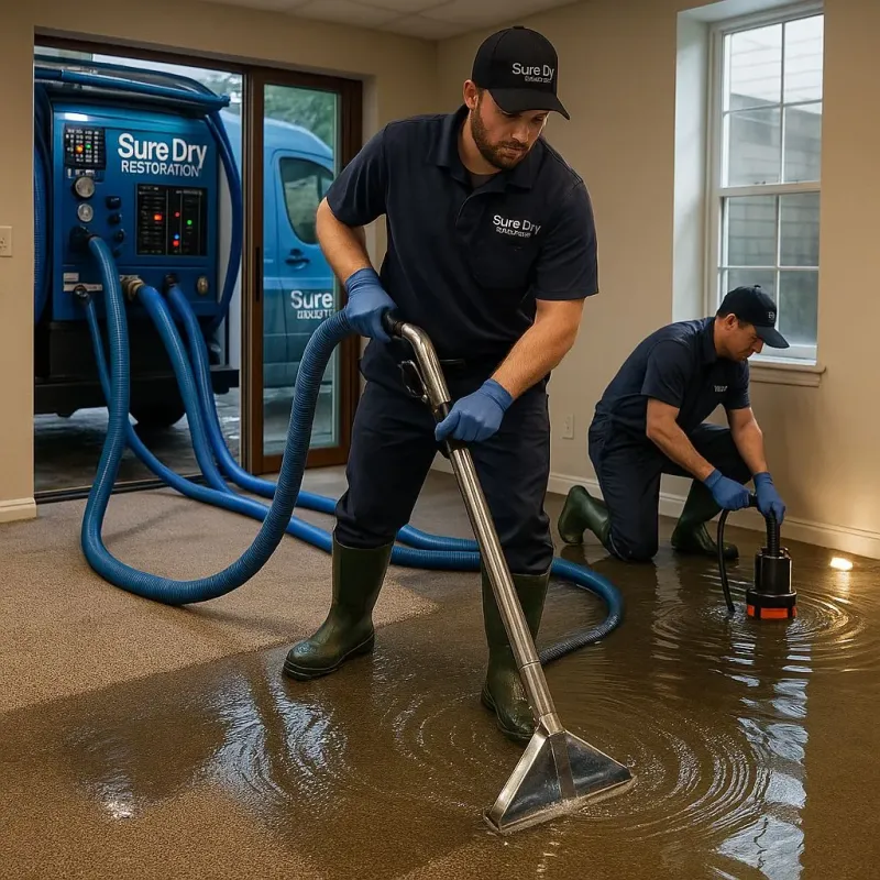 Water Extraction and Removal process in Hunters Creek Village, TX